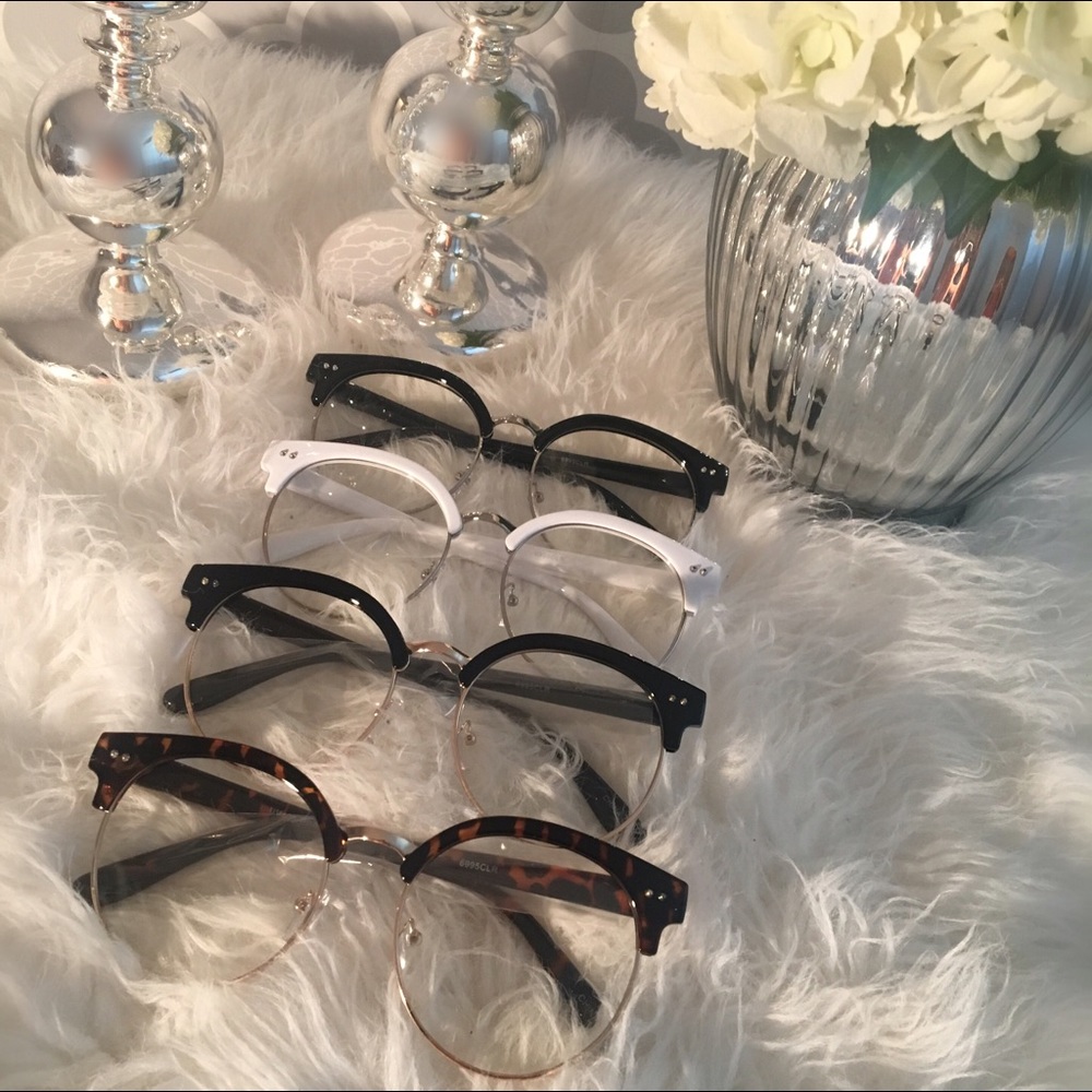 Clubmaster OVERSIZED Round Glasses