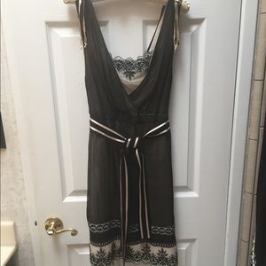 All silk Black and Tan yoana barashi dress
