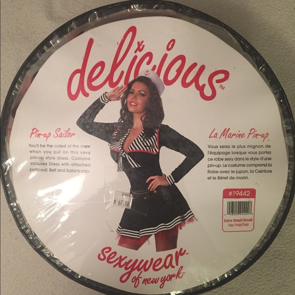 NWT Pin-Up Sailor Halloween Costume - Picture 1 of 7