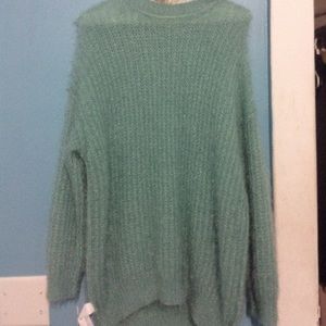 Forever 21 mint green sweater