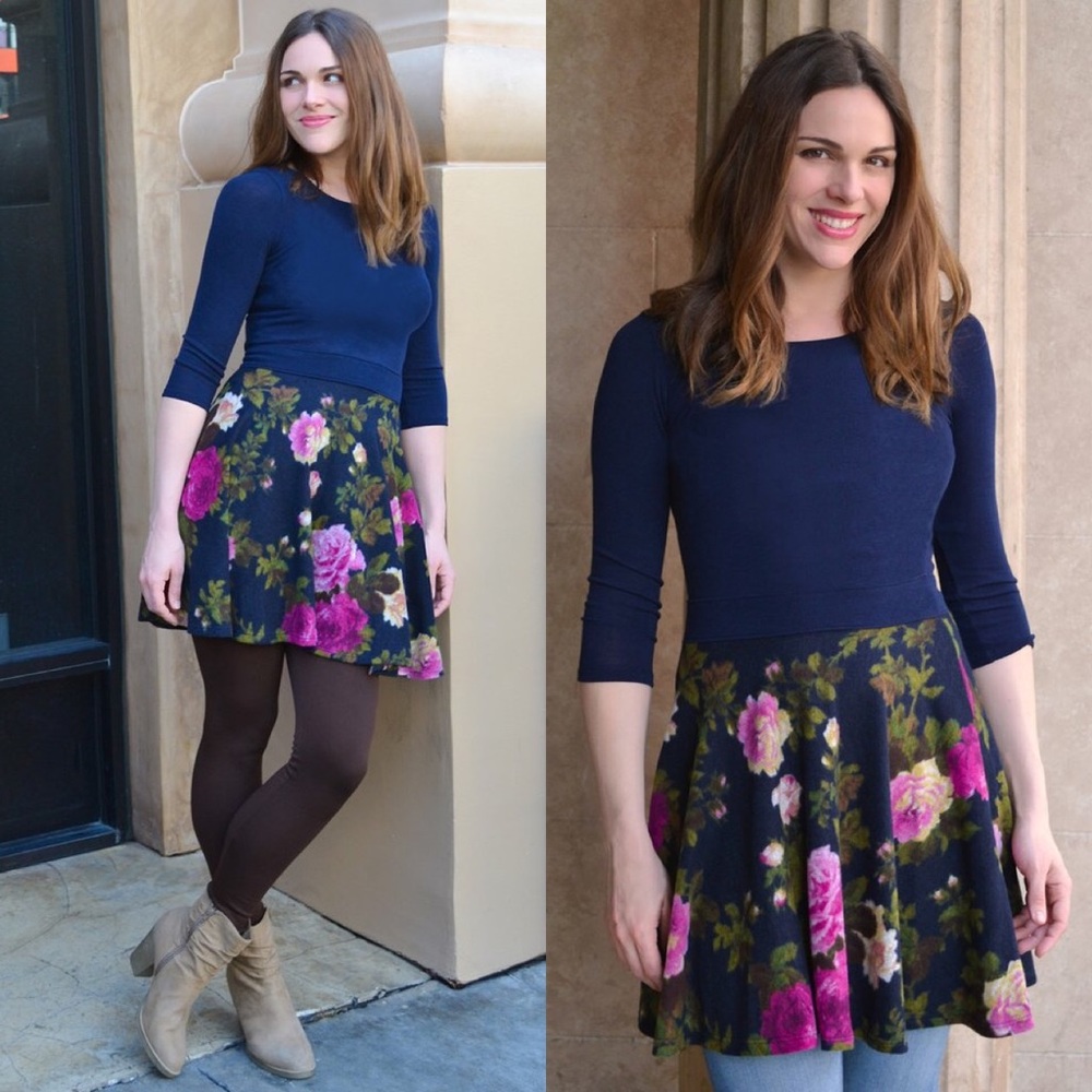 BOGO Sale NWOT Floral Skater Dress