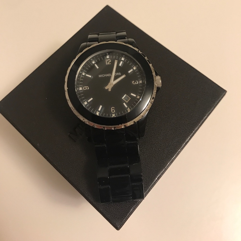 Black Michael Kors women's watch