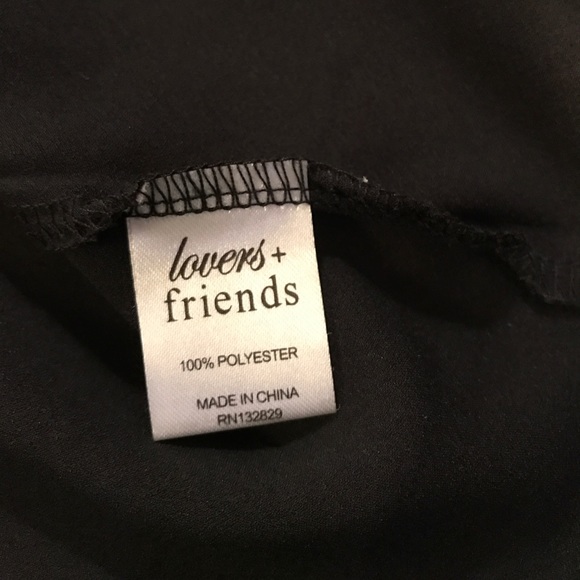 Lovers & Friends v neck bell sleeve blouse - Picture 3 of 4