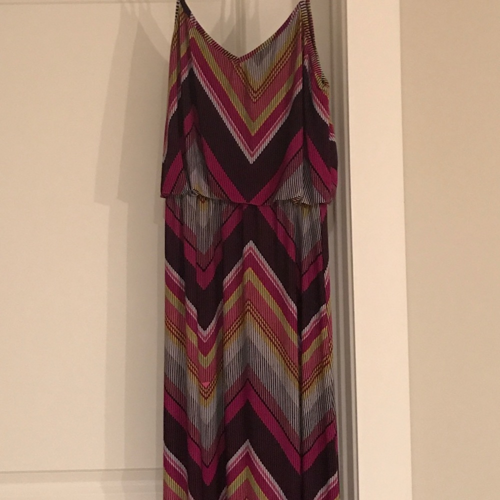 Long maxi dress with funny prints