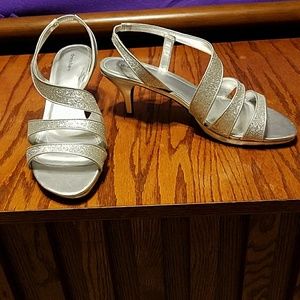 Silver heels