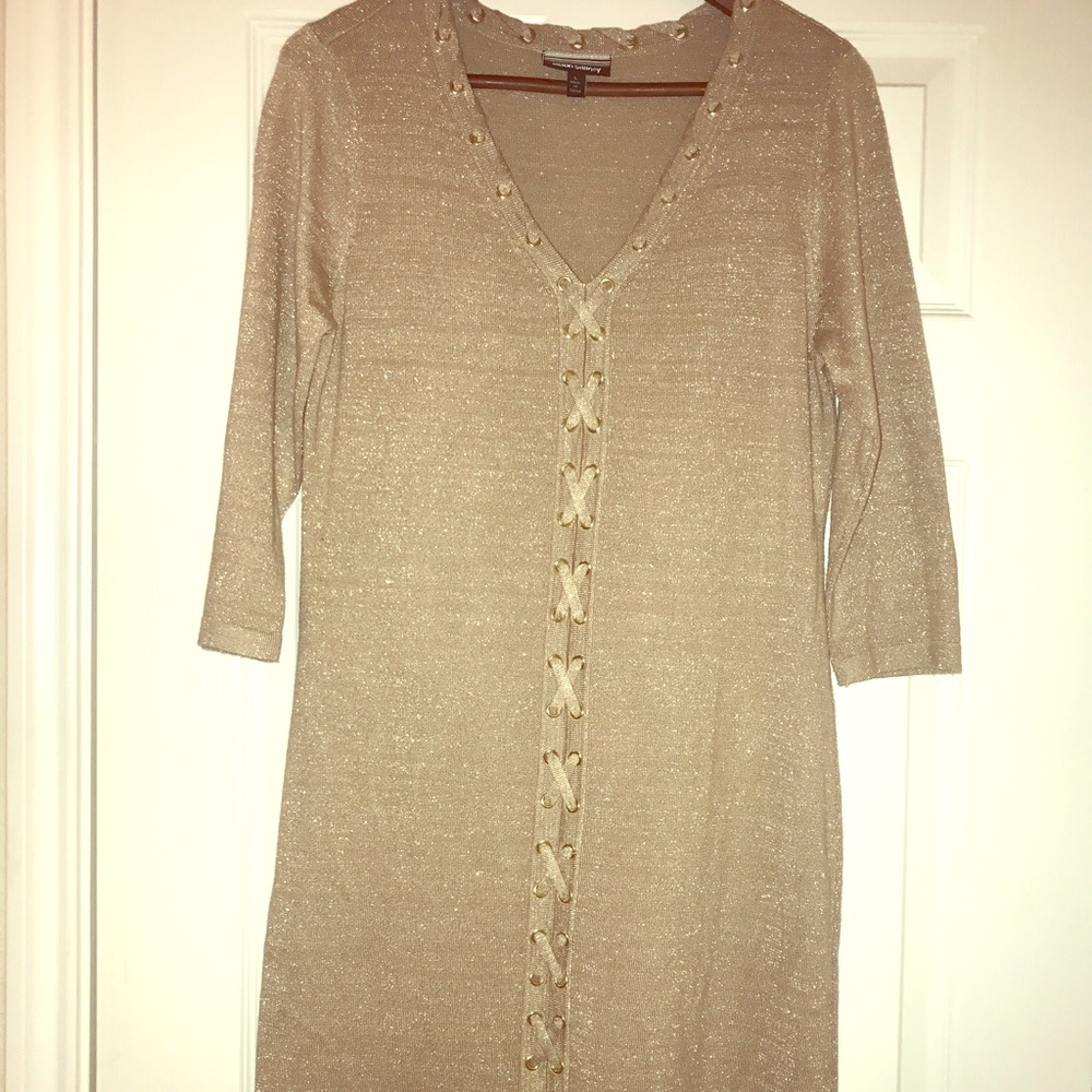 👗Beautiful Shimmer Gold Dress👗
