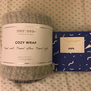 Mer Sea Grey Scarf and Jewelry Holder