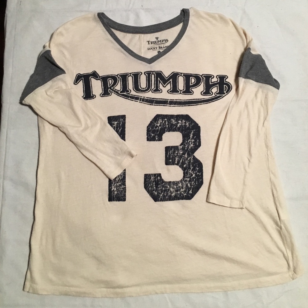 Lucky Brand Triumph Baseball Tee