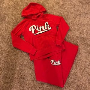 VS Pink sweat outfit