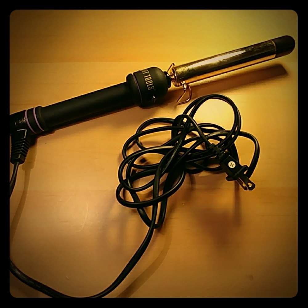 Curling wand.