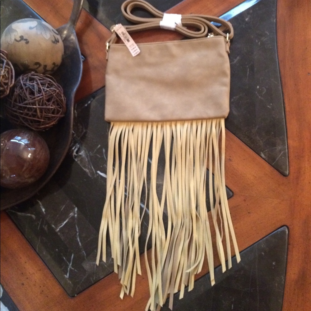 VS Suede Like Purse w/Fringes