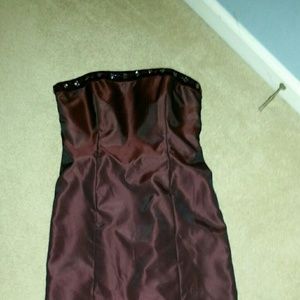 Ann Taylor loft burgundy dress