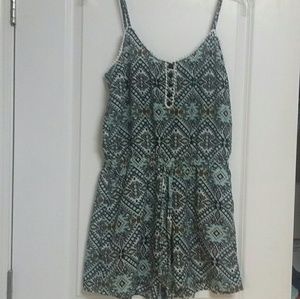 Tribal Print Romper