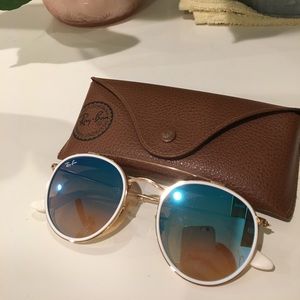 Ray-Ban Round Double Bridge Gold