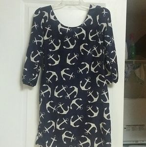 Anchor Print Dress