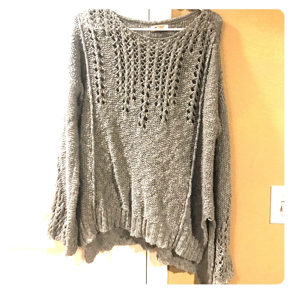 Grey oversized sweater