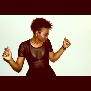 SALE!!! Sexy versatile black see through mesh top