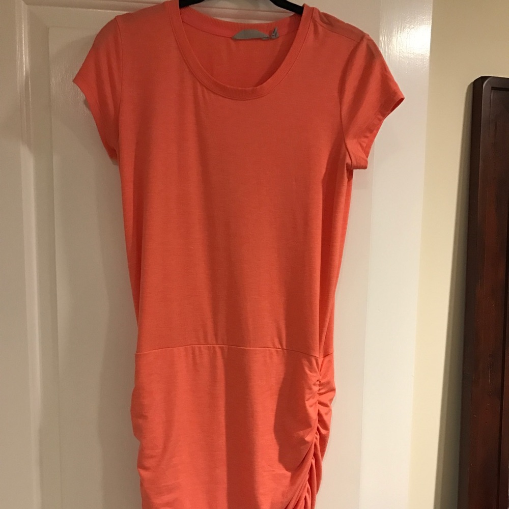 Coral Athleta t shirt dress