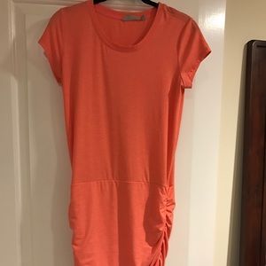 Coral Athleta t shirt dress
