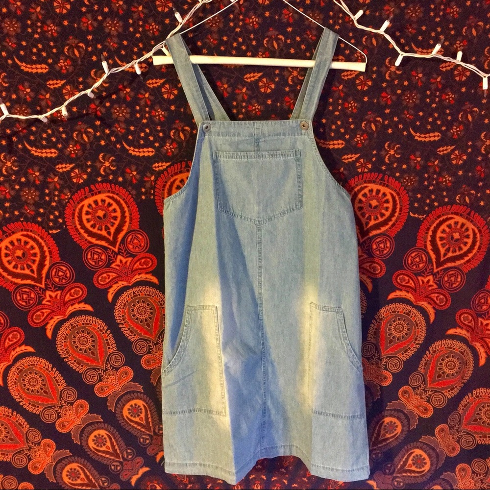 Denim Overall Dress