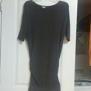 Form fitting sweater dress
