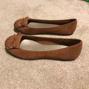 Never worn American eagle brown slip on shoes