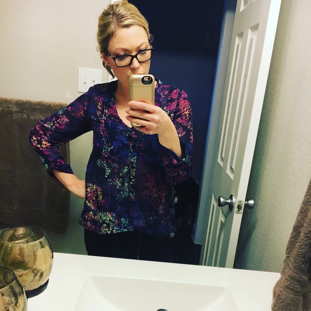 Pins and Needles Floral Top
