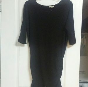 Form fitting sweater dress