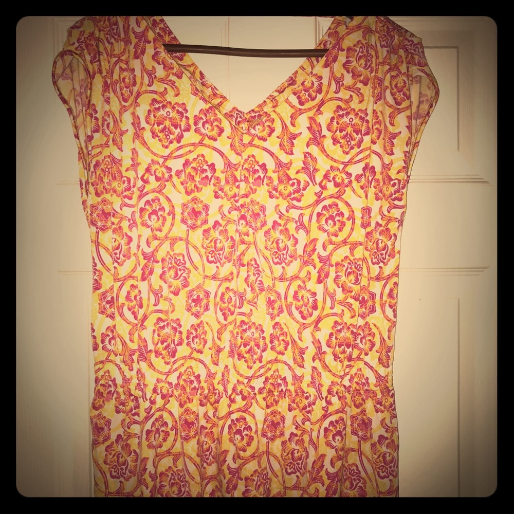 ▫️Pink & Yellow Top▫️