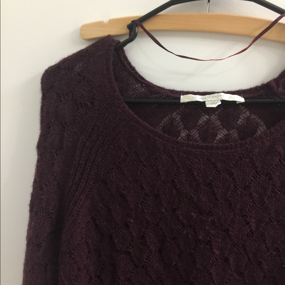 MAKE OFFER! NWOT Lauren Conrad Thin purple sweater