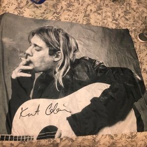 Kurt Cobain cloth poster