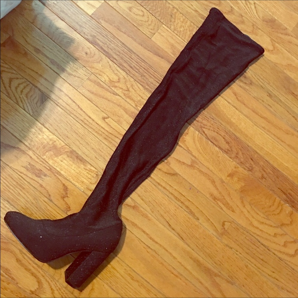 Zara thigh high boots