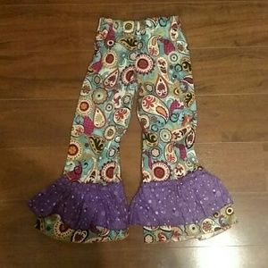 Girls 6/6x ruffle pants