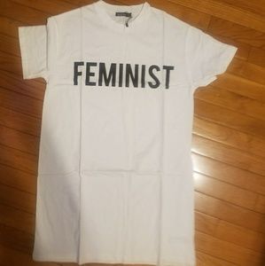 Basic feminist Tshirt Dress