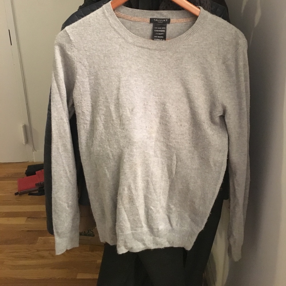 Cashmere crew neck sweater- aritzia