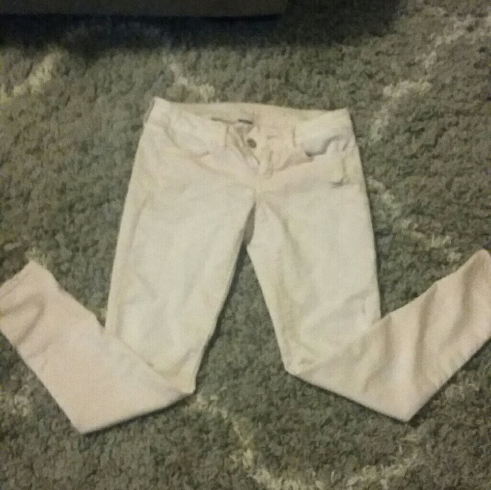 AE light pink/blush skinny jeans