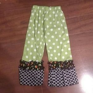 Girls 6-6x ruffle pants