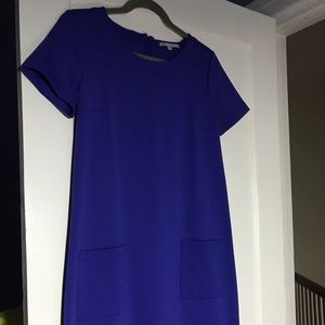GAP ponte mod-look purple mini dress