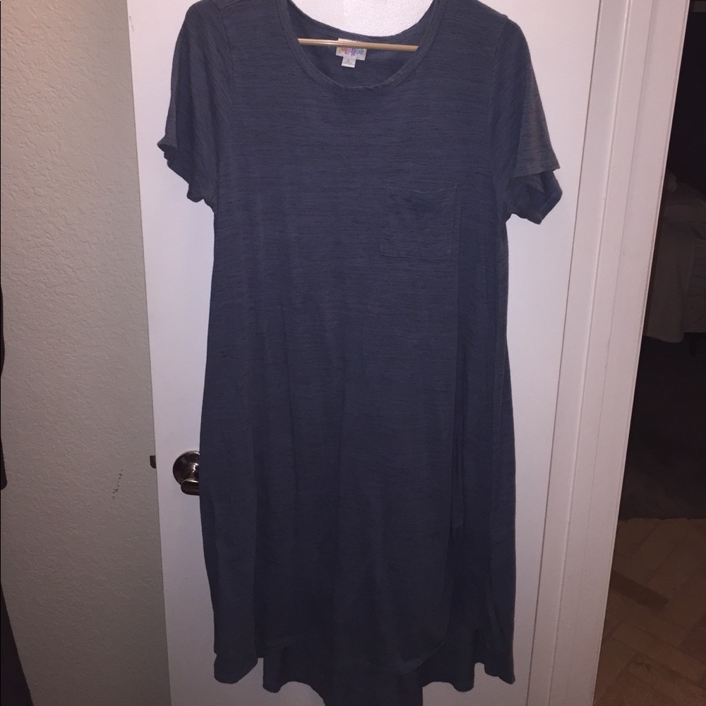 LuLaRoe heathered Carly Dress