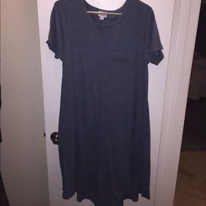 LuLaRoe heathered Carly Dress