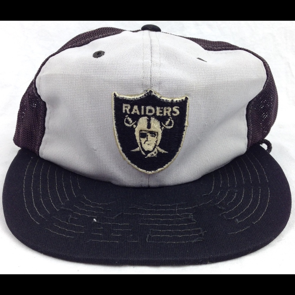 Vintage Los Angeles Raiders Netted Back Hat