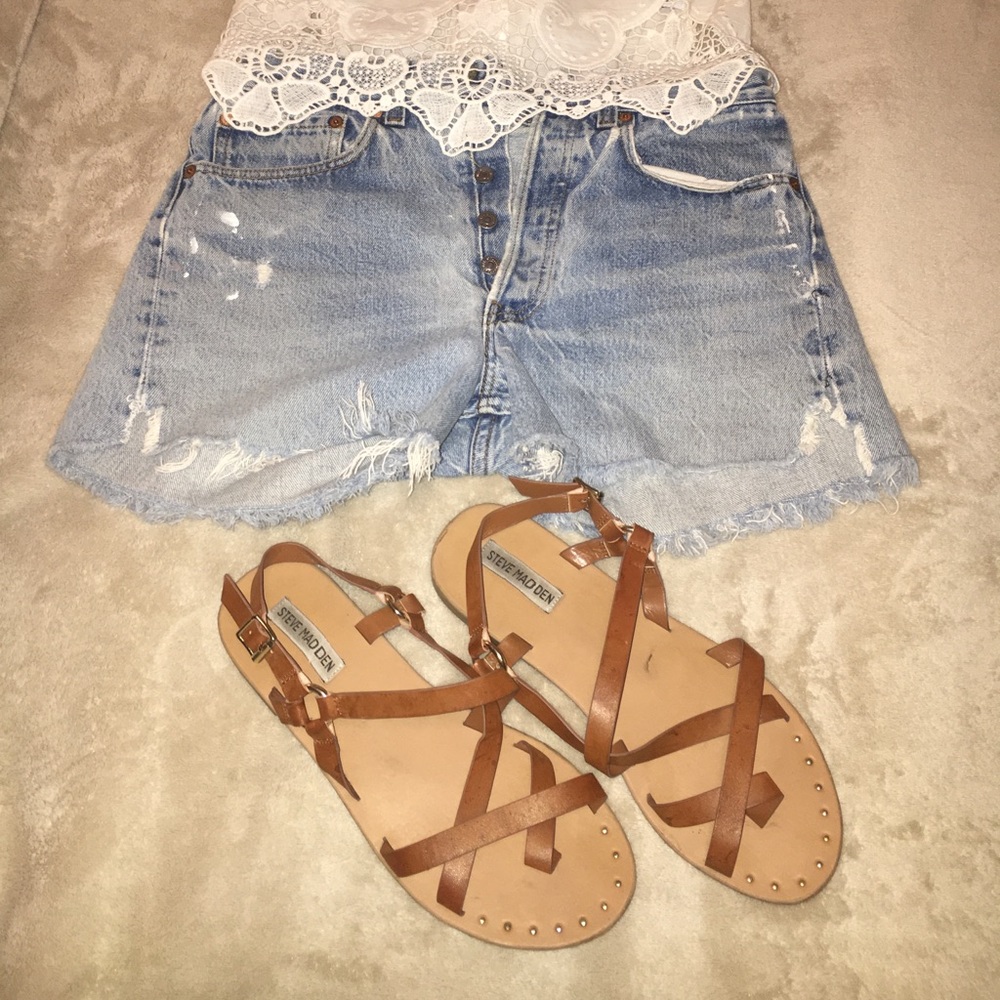 Steve Madden Kriista sandal in cognac