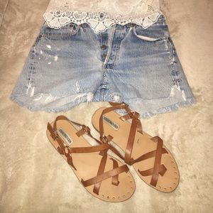 Steve Madden Kriista sandal in cognac