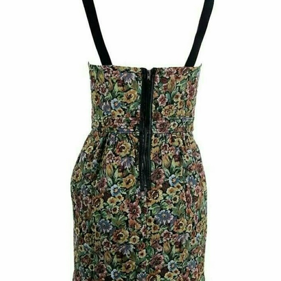 BCBG MAXAZRIA Brocade Printed Dress Size 0/2 - Picture 2 of 4