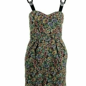 BCBG MAXAZRIA Brocade Printed Dress Size 0/2