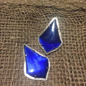 Kendra Scott blue Alexandra earrings!