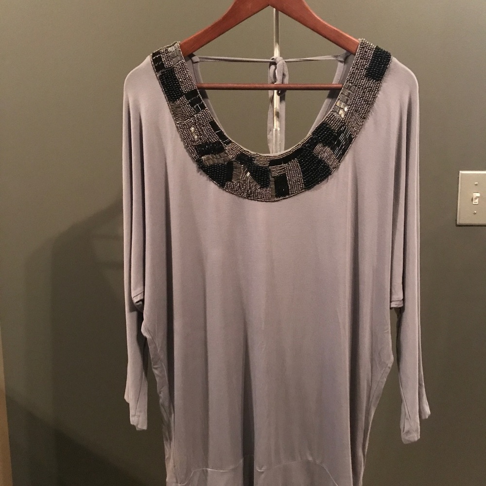 Cache Beaded Blouse
