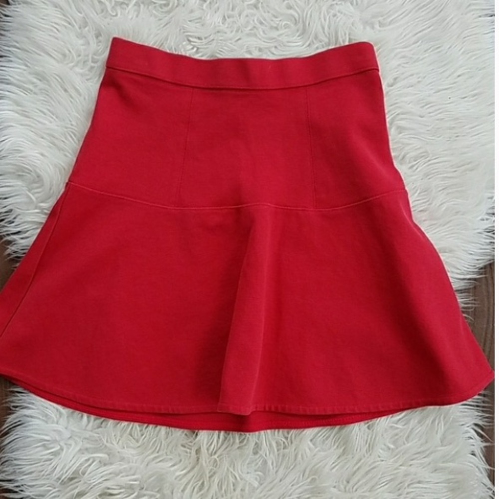 LOWEST PRICE Madewell Red Flare Skirt