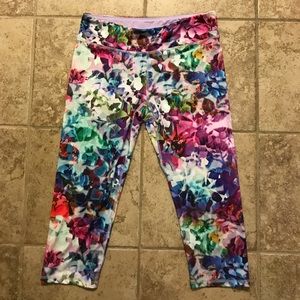 Multi color yoga capri