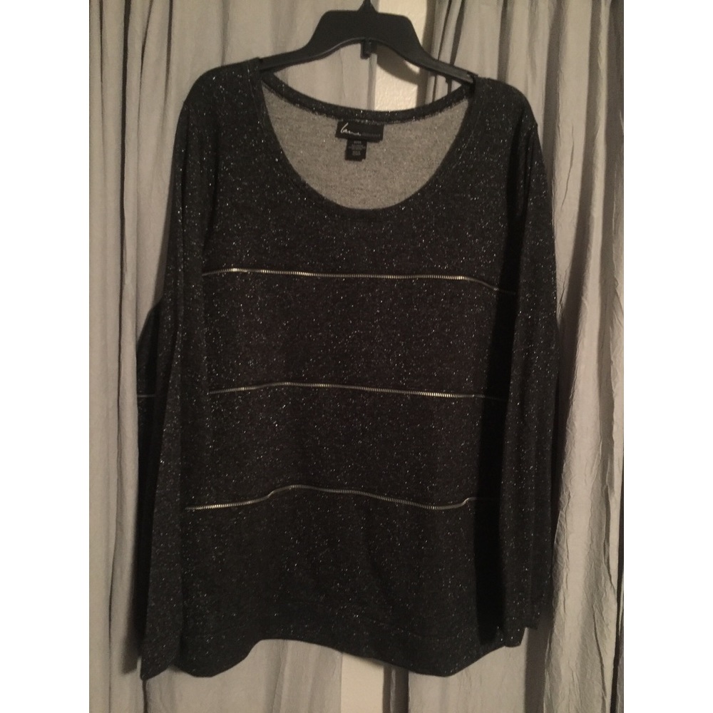 Lane Bryant Zipper Accent Sweater